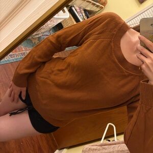 Organic Cotton Scoop-Neck Sweater